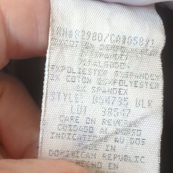 Black Golf Shorts with Piping Size 10 - Picture 7 of 8